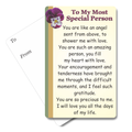 To My Most Special Person Mini Pocket Card