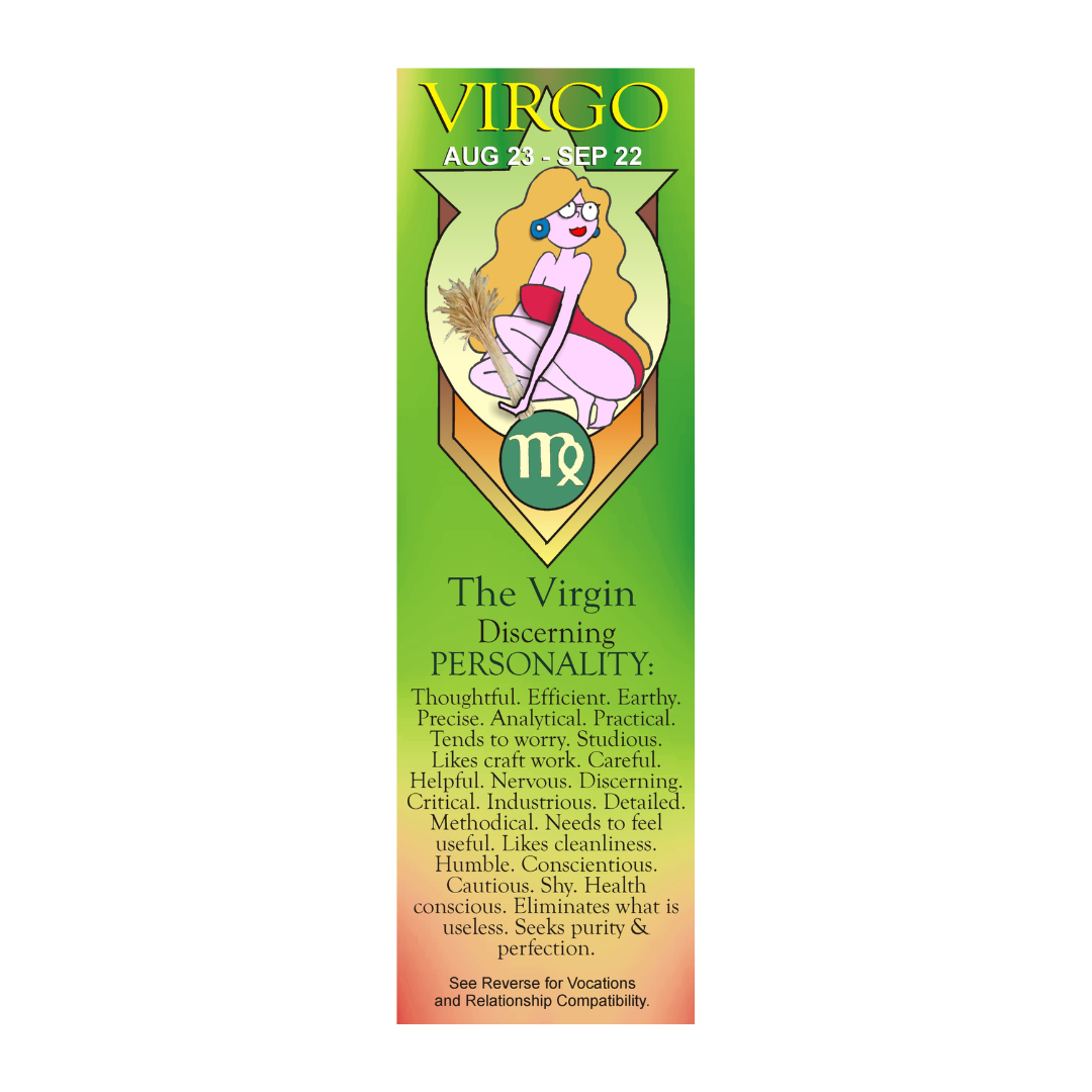 Virgo Zodiac Bookmark - The Maiden