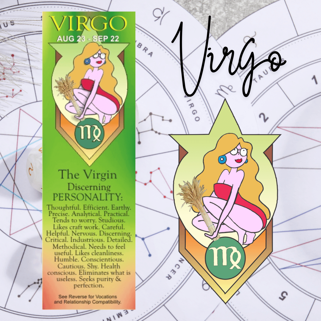 Virgo Zodiac Bookmark - The Maiden