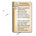 Wedding Anniversary Mini Pocket Card