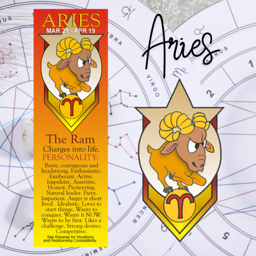 Aries Bookmark