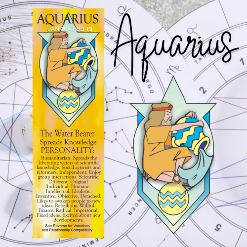 Aquarius Bookmark