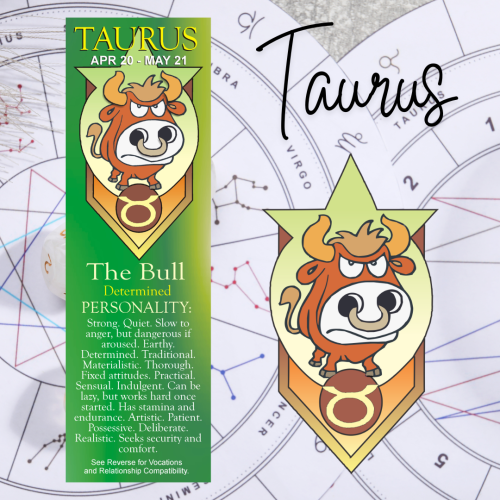 Taurus Bookmark