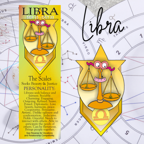 Libra Bookmark