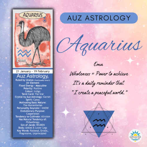 Aquarius Bookmark